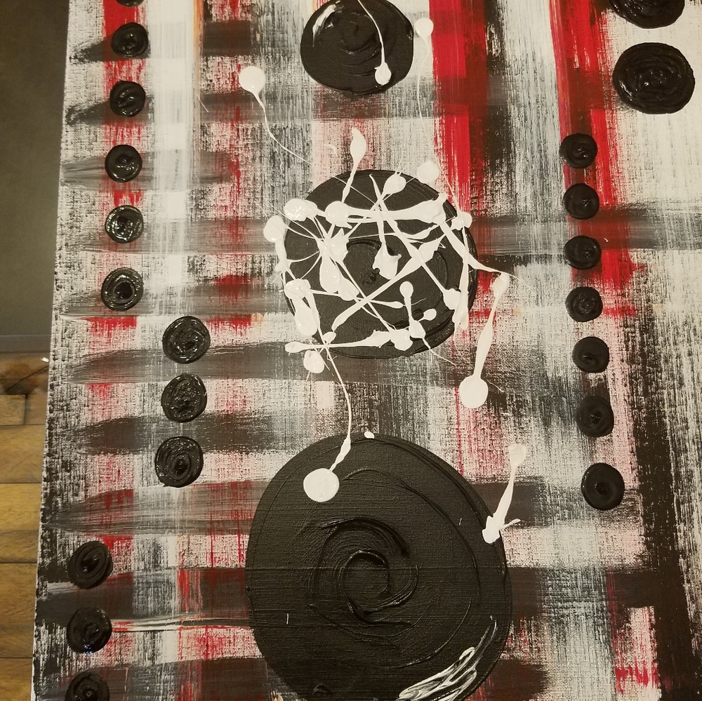 CANVAS "CHILI PEPPER" PAINTING - Picture 6 of 7